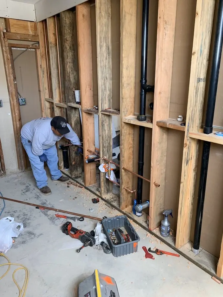 Commercial rough-in plumbing for Gas Line Repair in Griffithtown